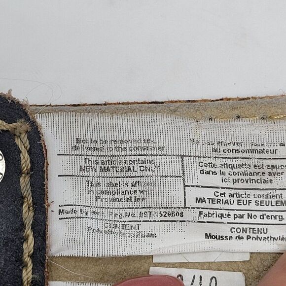 Harbinger 6" Padded Leather Weight Lifting Belt Sz S Strength Training Workout - Picture 5 of 11